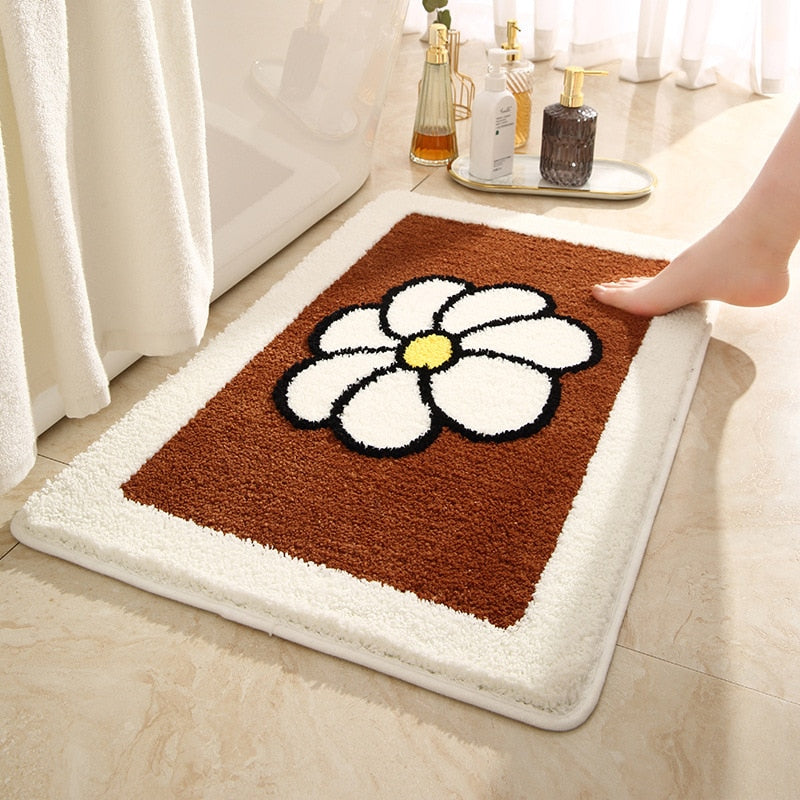 Tapis de bain crème Tapis Heikoa crème Chine 40x60cm