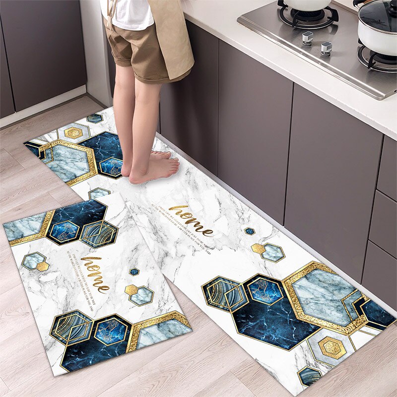 Tapis cuisine blanc Tapis Heikoa
