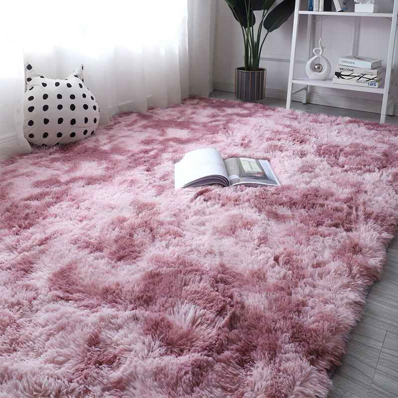 Tapis de chambre fille Heikoa Rose tacheté 50x80 cm