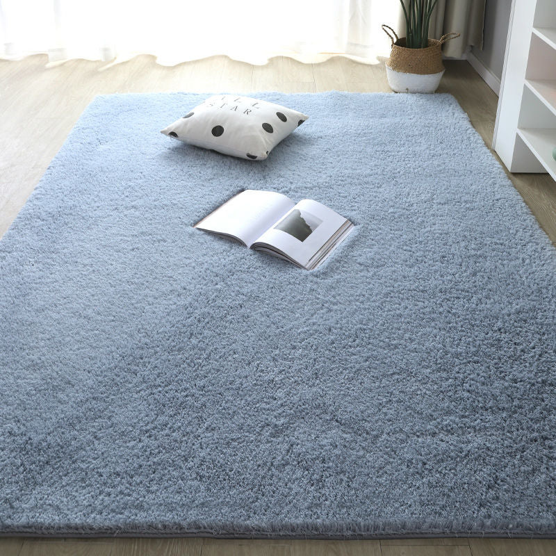 Tapis shaggy bleu canard Heikoa Bleu 50x80cm