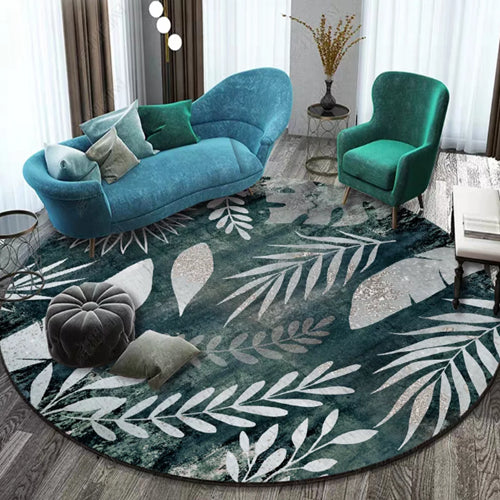 Tapis moderne bleu Heikoa