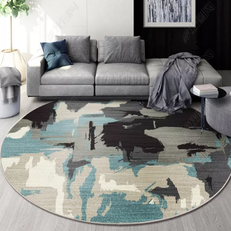 Tapis coloré moderne Heikoa
