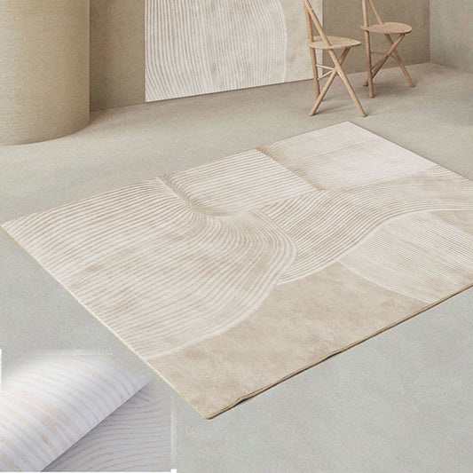 Grand tapis beige  Heikoa Crystal velvet 7 60x90cm