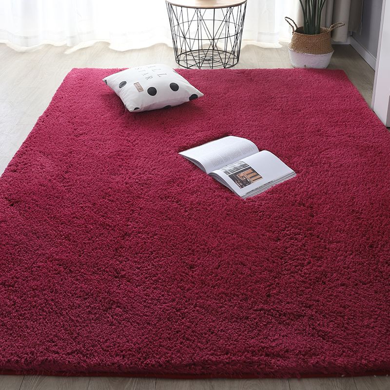 Tapis shaggy bordeau Heikoa Bordeau 50x80cm