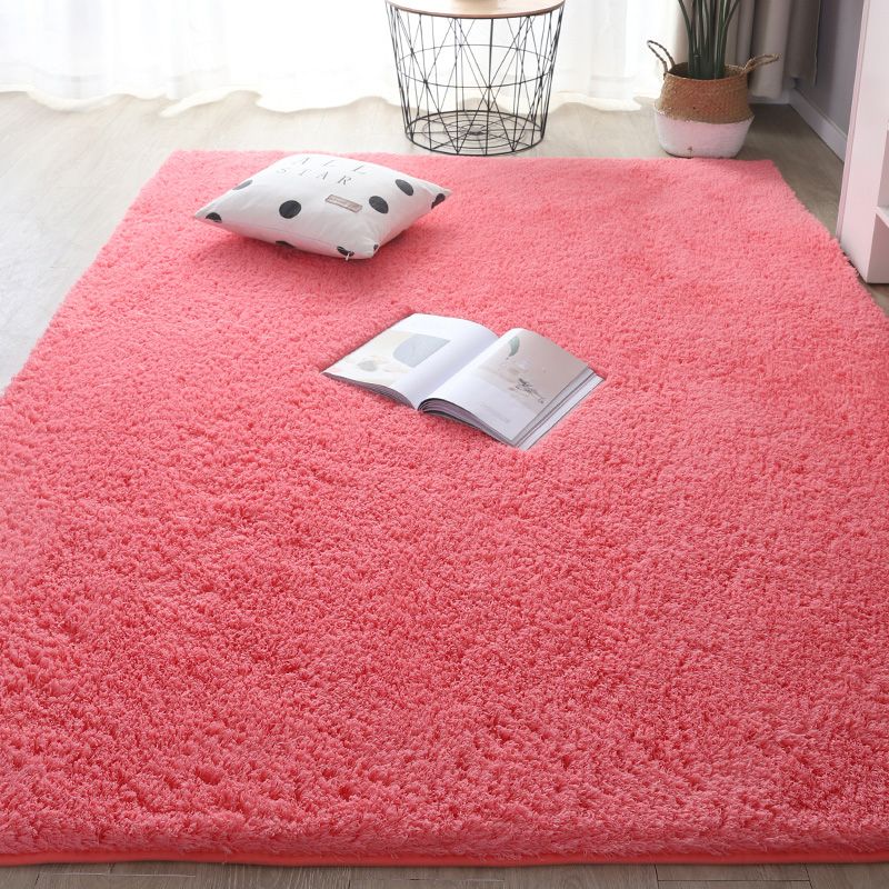 Tapis shaggy rouge Heikoa Rouge Rose 50x80cm
