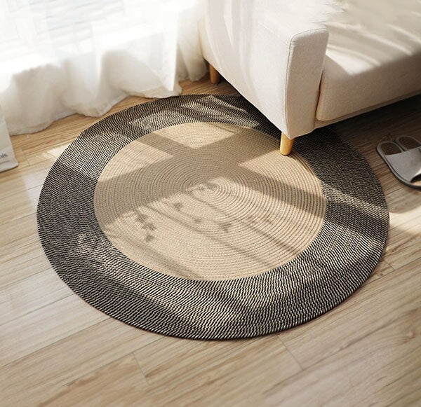Tapis rond ajouré en jute Atmosphera - Le Dépôt Bailleul Tapis rond ajouré en jute Atmosphera - Le Dépôt Bailleul