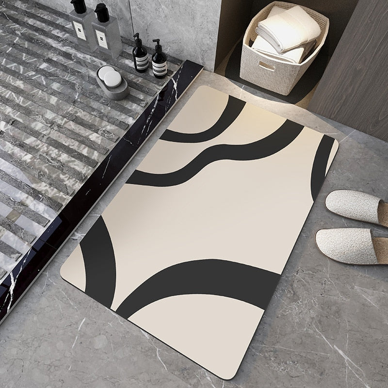 Tapis salle de bain design Heikoa 40x60cm style3