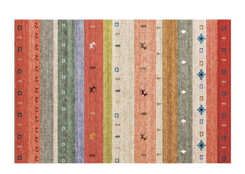 Tapis berbere poil ras Heikoa J 80x120cm