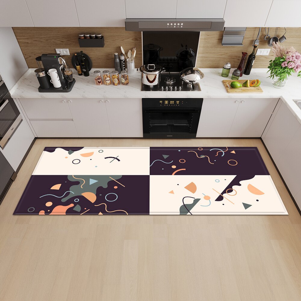 Tapis de cuisine coloré Tapis Heikoa 40cmx60cm ER22626-9