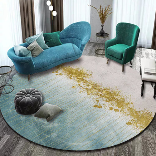 Tapis rond de salon moderne Heikoa