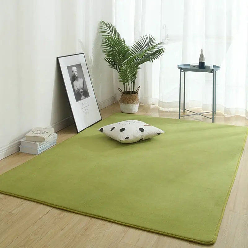 Tapis de chambre vert Tapis Heikoa