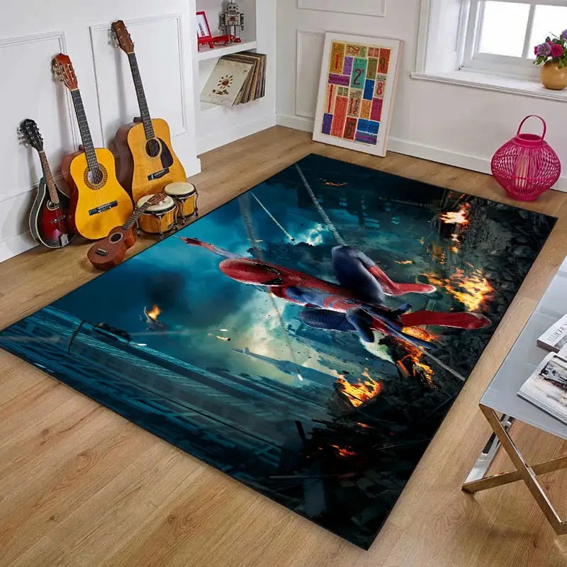 Tapis enfant super-hero Tapis Heikoa
