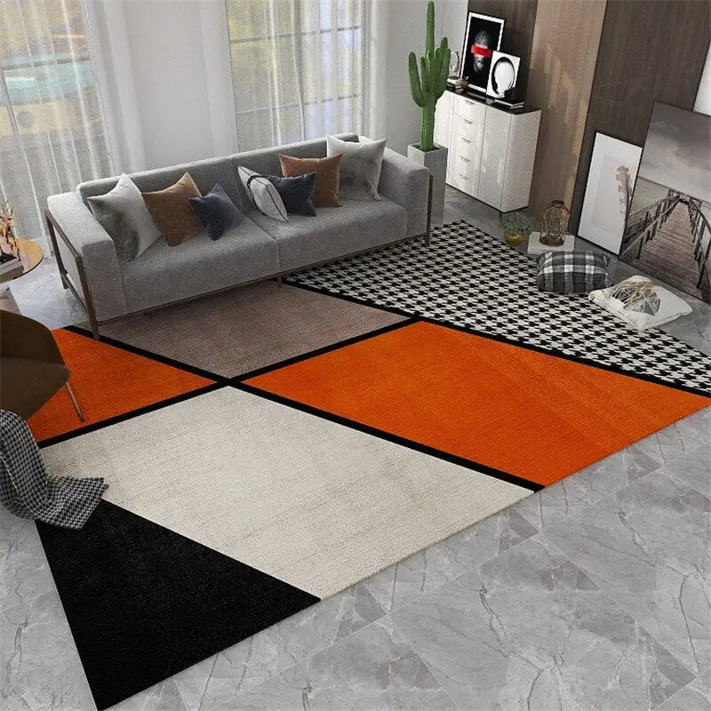 Tapis moderne rouge Heikoa C 50x80cm