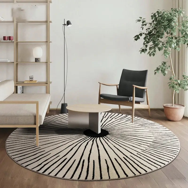 Tapis rond WILTON beige Heikoa