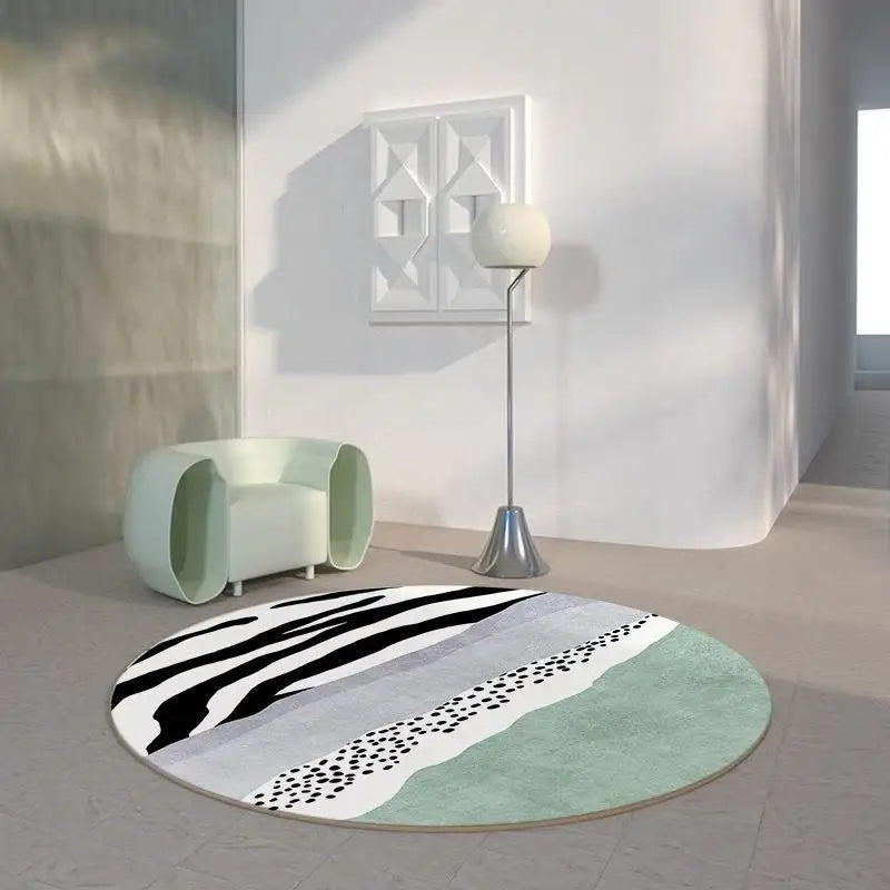 Tapis rond motif vache : ajoutez du caractère à votre intérieur Heikoa