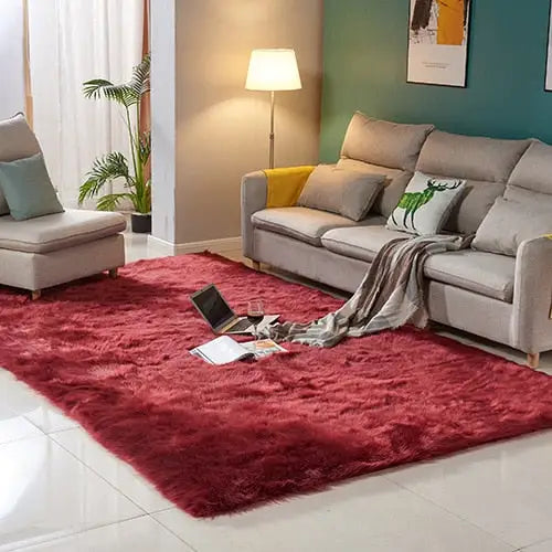 Tapis de chambre Bordeau Tapis Heikoa