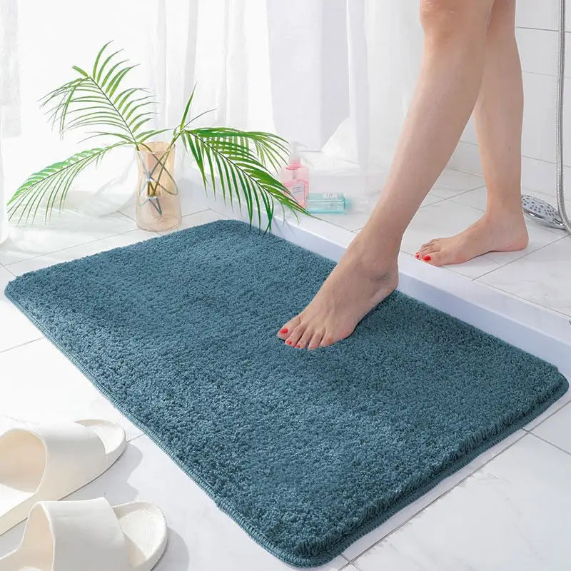Tapis de bain bleu Tapis Heikoa Bleu 40x60cm