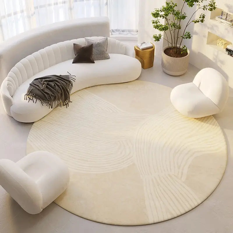 Tapis rond art deco Heikoa 8 80x80cm