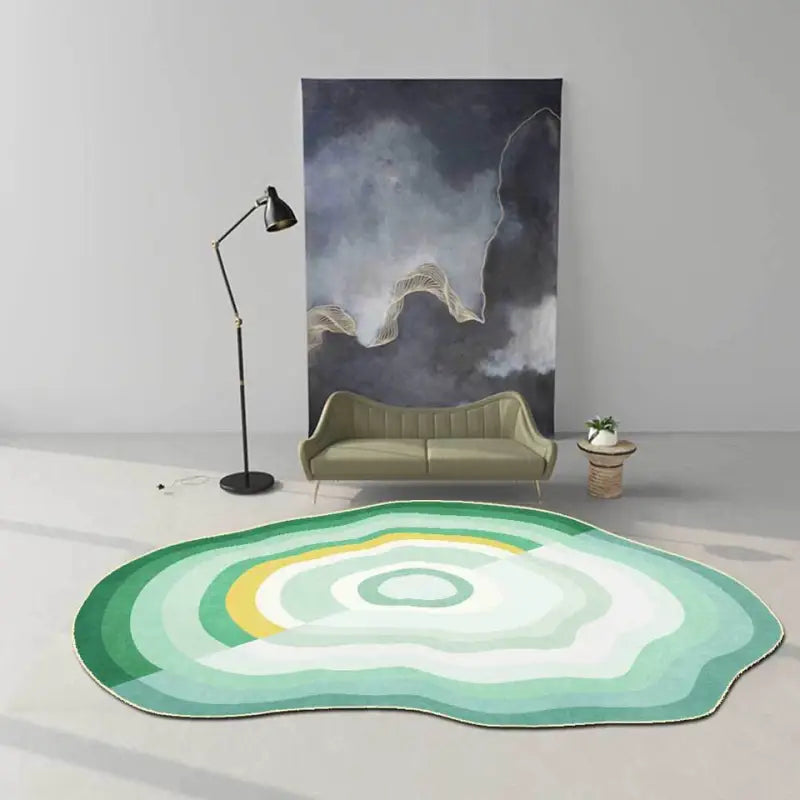 Tapis vert emeraude Heikoa