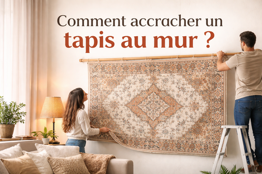 comment accrocher un tapis au mur ?