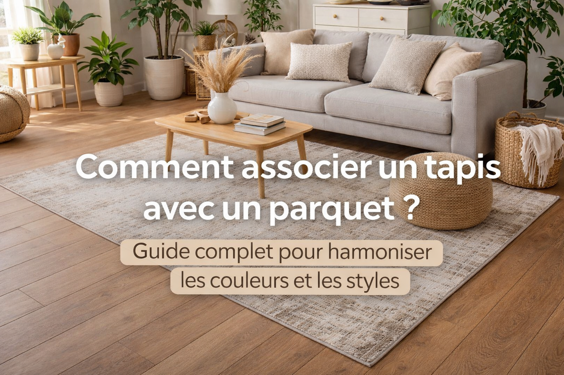 Comment associer un tapis avec un parquet ?