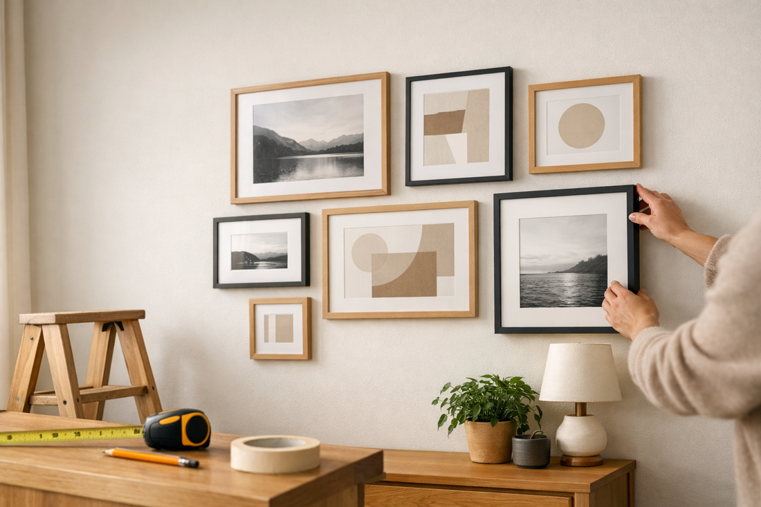 Comment disposer ses cadres au mur