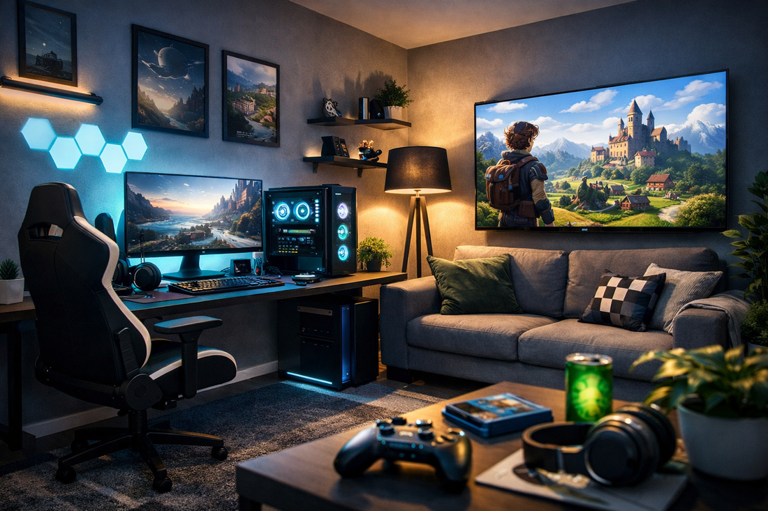 Comment décorer une pièce gaming (sans faire “trop”)