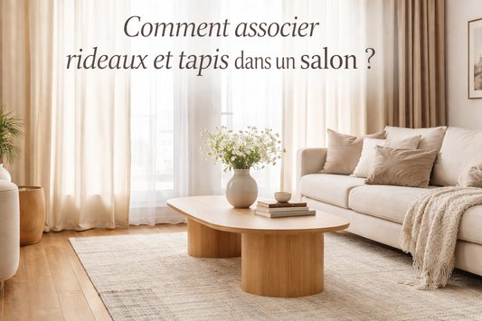 Comment associer rideaux et tapis dans un salon ?