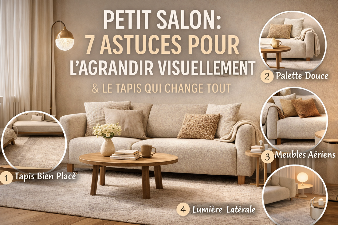 Petit salon : 7 astuces pour l’agrandir visuellement 