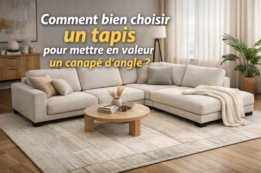 Quel tapis choisir pour un canapé d'angle ?