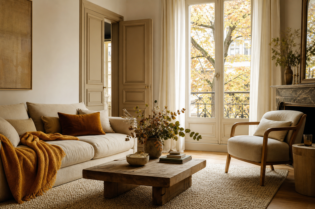 PrÃ©parer son salon pour lâ€™automne avec un tapis bien choisi