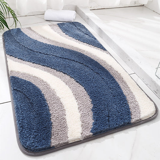 Tapis de bain bleu marine Tapis Heikoa   