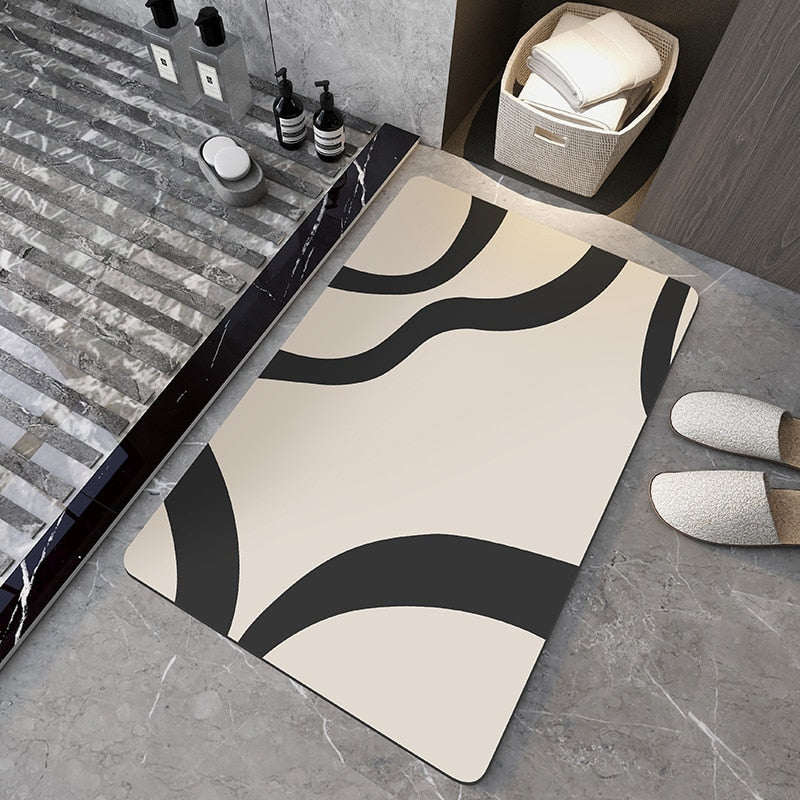 Tapis salle de bain design  Heikoa 40x60cm style3 