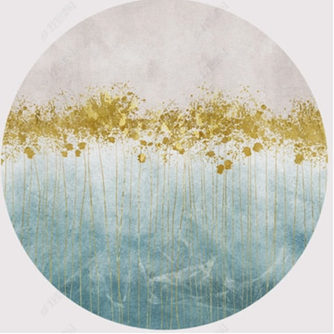Tapis rond scandinave - Parfait pour un intérieur minimaliste – Heikoa