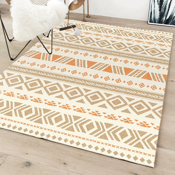 Grand tapis salon beige  Pour une ambiance chaleureuse – Heikoa