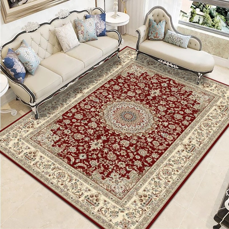 Tapis persan paris  Heikoa Rouge et blanc 100x160cm 