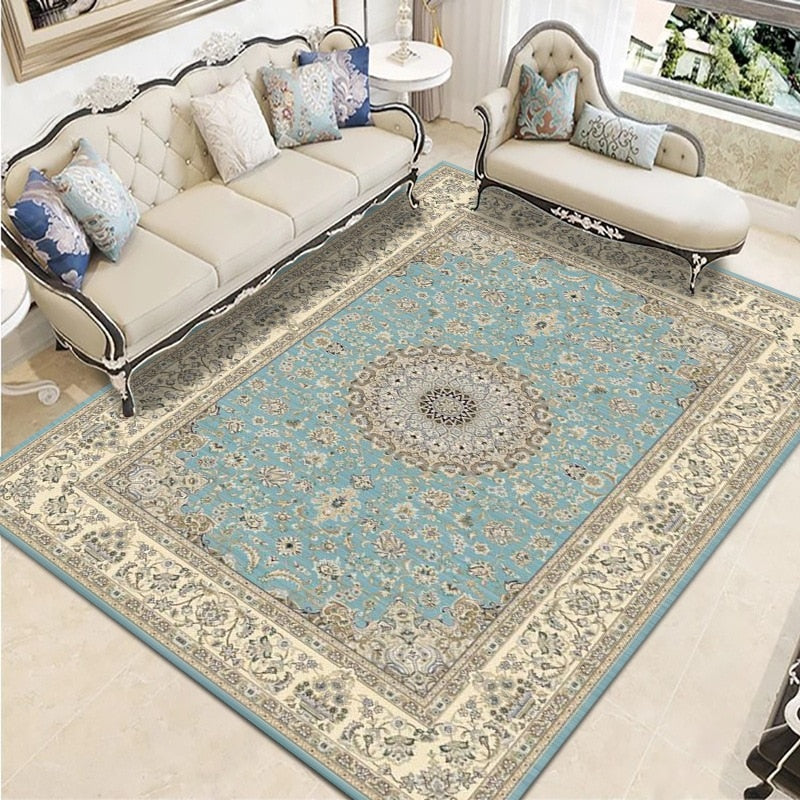 Tapis persan bleu  Heikoa Turquoise 100x160cm 