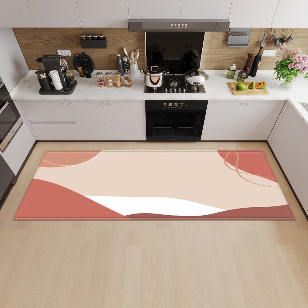 tapis de cuisine rouge Tapis Heikoa 40cmx60cm ER22626-10 