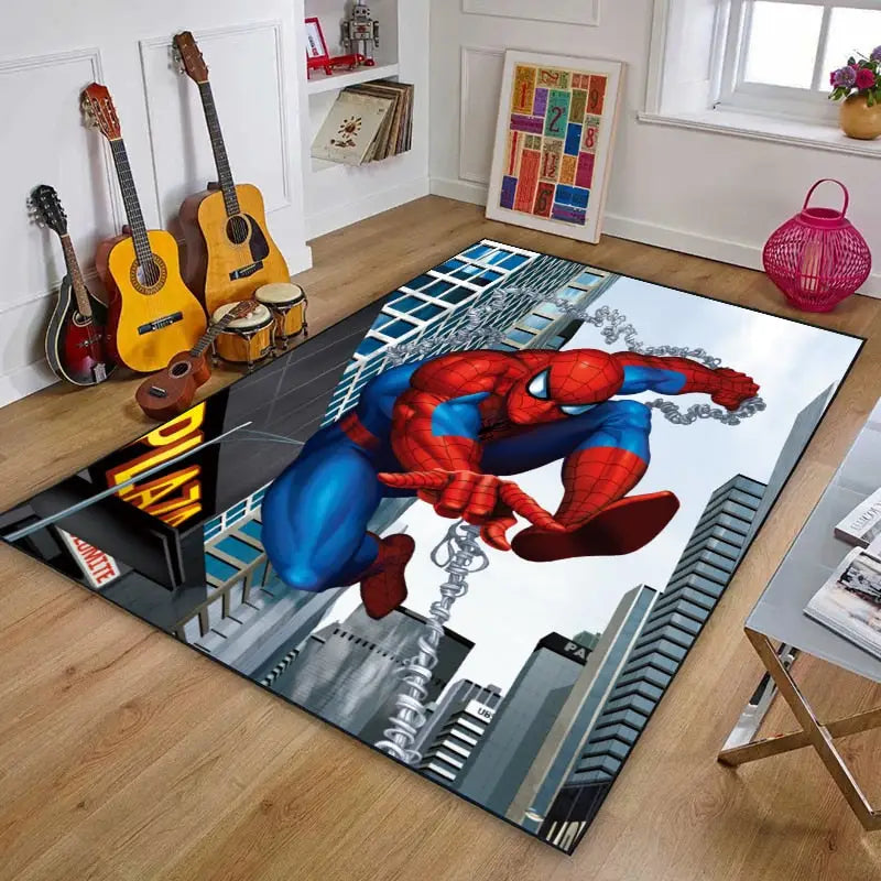 Tapis Spiderman Blanc  Heikoa I 50x80cm 