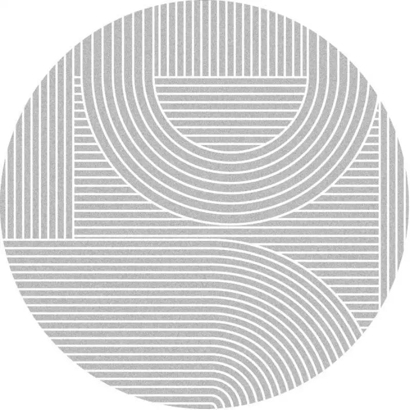 Luxueux tapis à motif géometrique Tapis Heikoa 8 60x60cm 