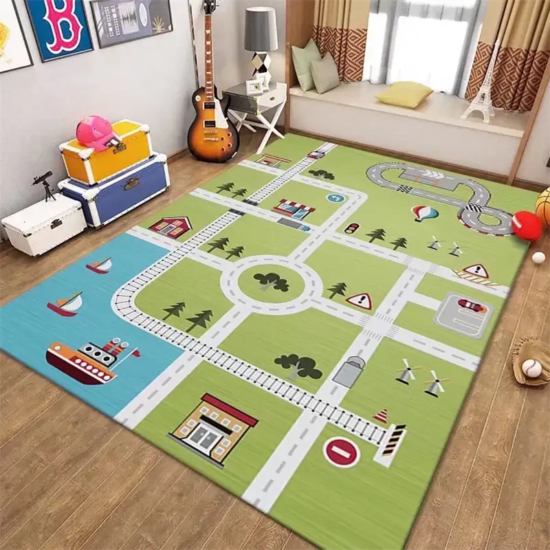Tapis Pour Enfants Fun Spots Moderne, Pour Chambre D'Enfant, D'Adolescent, Design Original Tapis Pour Enfants Fun Spots Moderne, Pour Chambre D'Enfant, D'Adolescent, Design Original